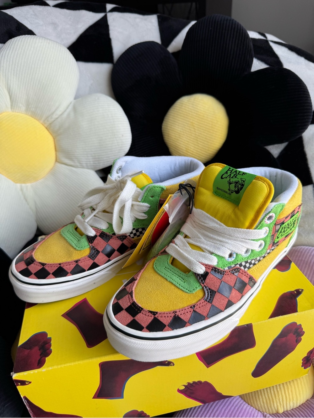 Tierra Whack x Half Cab 'Multi Checkerboard Vans sneakers